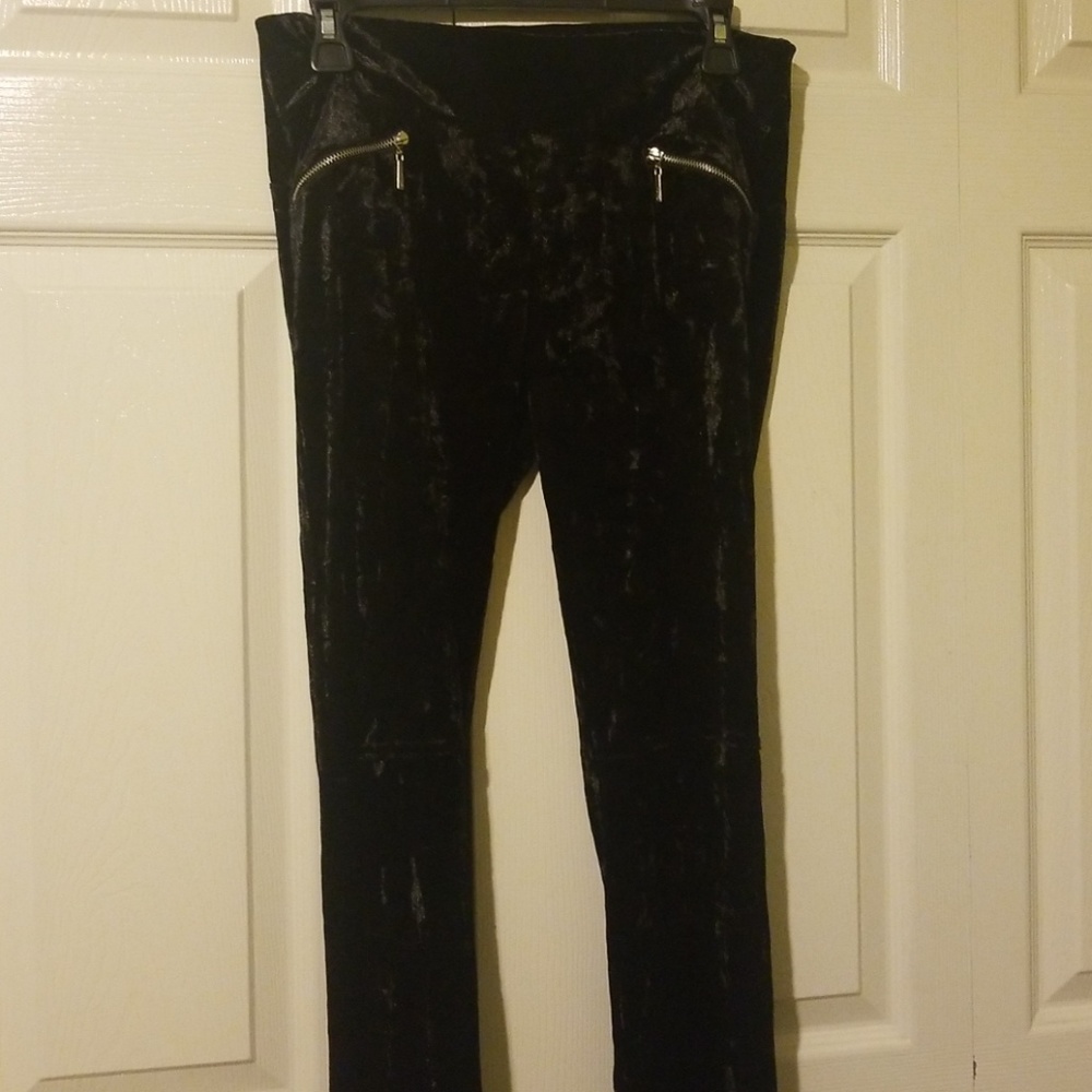 Velvet leggings